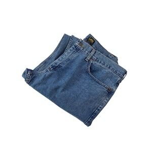 Lee Regular Fit Men Blue Denim Jeans Straight Leg 38x29 Medium Wash TZS-K752-007